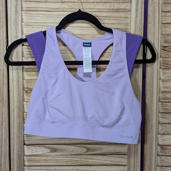 Reebok Light Purple Activewear Top Sports Bra Size 2X - Picture 1 of 7